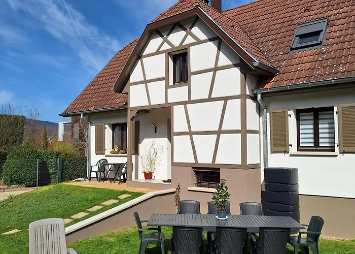 Maison Individuelle, 10 Minutes De Colmar 4 Chambres - 8 Personnes - 2 Sdb